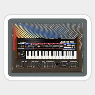 Juno 60 analog polysynth Sticker